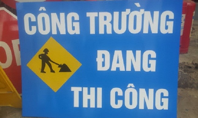 Bảng Công Trình Đang Thi Công