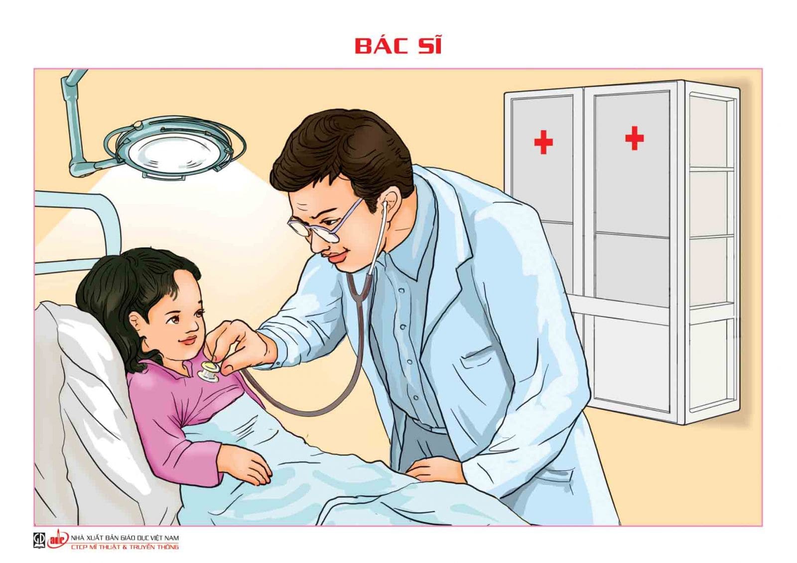 Hình Ảnh Bác Sĩ Khám Bệnh Hoạt Hình