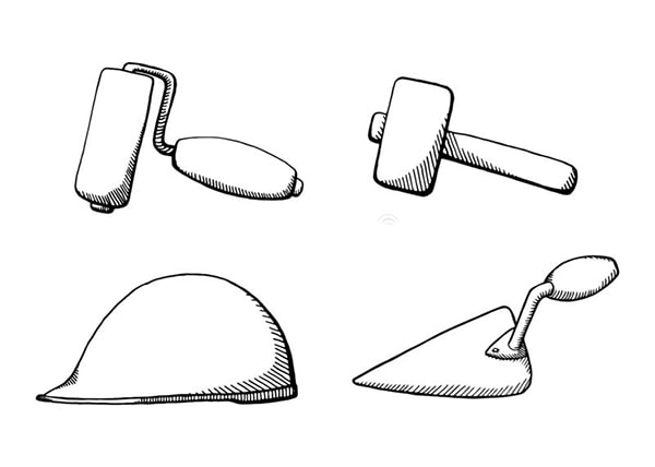  Hình Ảnh Dụng Cụ Nghề Xây Dựng